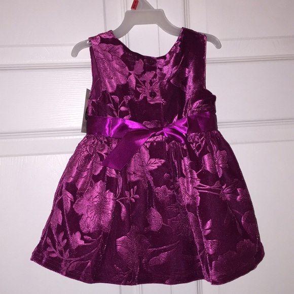 Infant Girls George Holiday Christmas Dress Size 6-12 Months - Picture 5 of 16